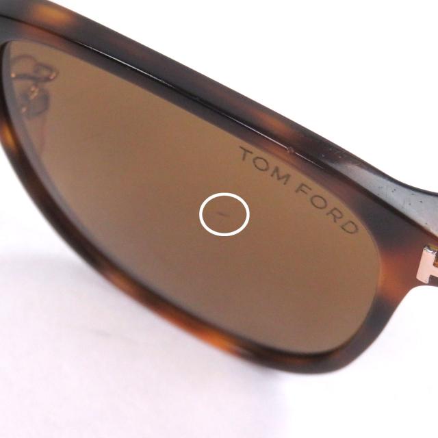 良品□TOM FORD トムフォード TF672 53E Beau ウェリントン サングラス クリアブラウン ピンクゴールド 51□21-145 イタリア製 メンズ　_8