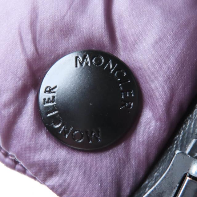 美品★MONCLER GRENOBLE モンクレール グルノーブル ARMOTECH シルバーフォックス・ロゴパッチ付 ZIP UP ダウンジャケット パープル 1_6