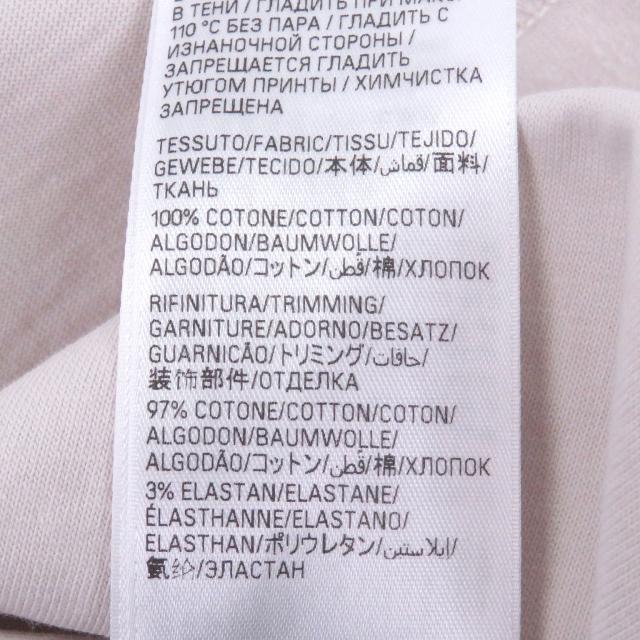 極美品□BALENCIAGA バレンシアガ 24SS 787358 コットン100％ インサイドアウト ダメージ加工 半袖Ｔシャツ アイボリー系 2 正規品_8