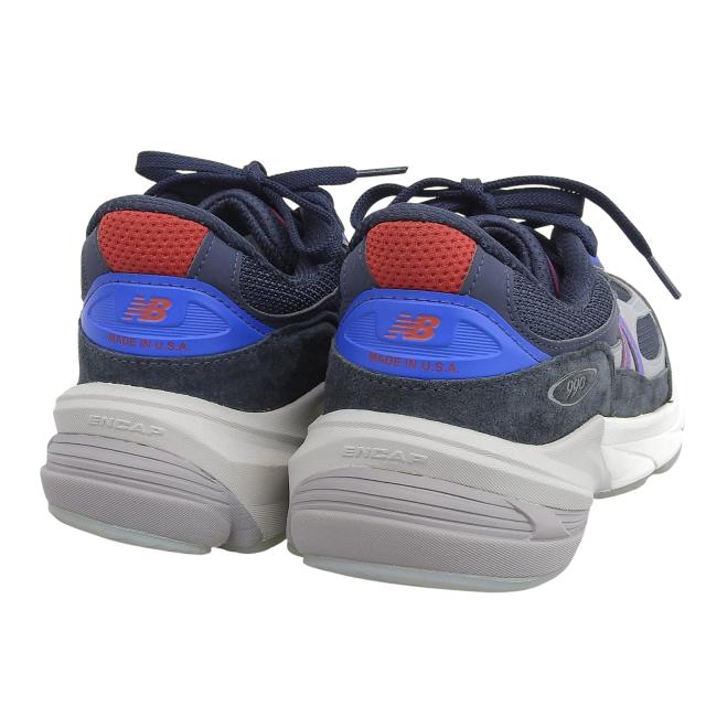 美品▲NEW BALANCE ニューバランス U990KR6 キス×マディソン スクエア ガーデン スウェードレザー メッシュ ローカットスニーカー 27.5