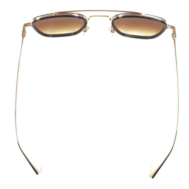 未使用品▼DITA ディータ DTS474 ARTOA 27.X ツーブリッジ サングラス ブラック ゴールド 47□26-145 デモレンズ メンズ 定価86900円_4