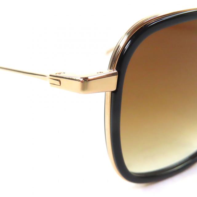 未使用品▼DITA ディータ DTS474 ARTOA 27.X ツーブリッジ サングラス ブラック ゴールド 47□26-145 デモレンズ メンズ 定価86900円_6