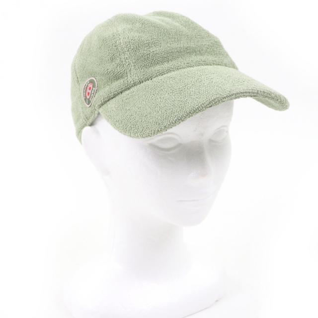 極美品□HERMES エルメス デイヴィス コットン100％ パイル地 ベースボールキャップ 帽子 グリーン M フランス製 正規品 メンズオススメ