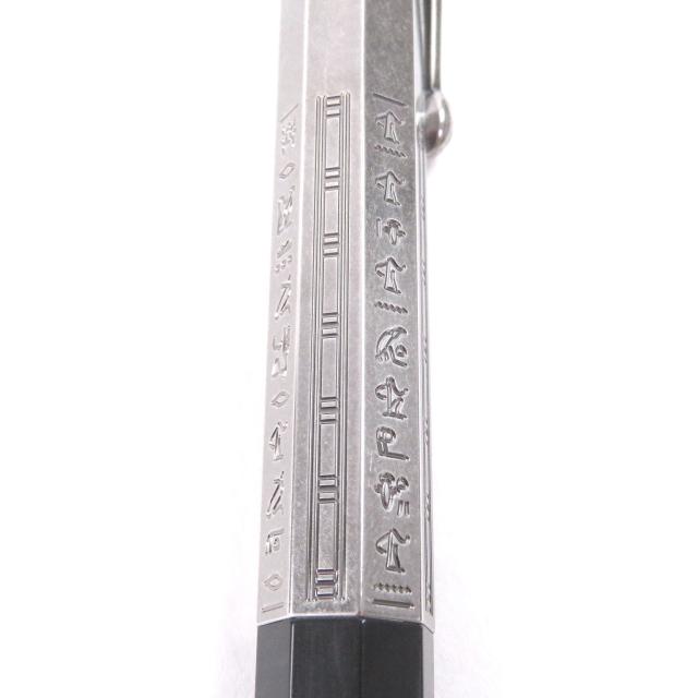 美品□MONTBLANC モンブラン ヘリテイジ エジプトマニア ドゥエ ヒエログリフ ボールペン ガンメタリック ブラック ケース付き ドイツ製 メンズ 美品□MONTBLANC モンブラン ヘリテイジ エジプトマニア ドゥエ