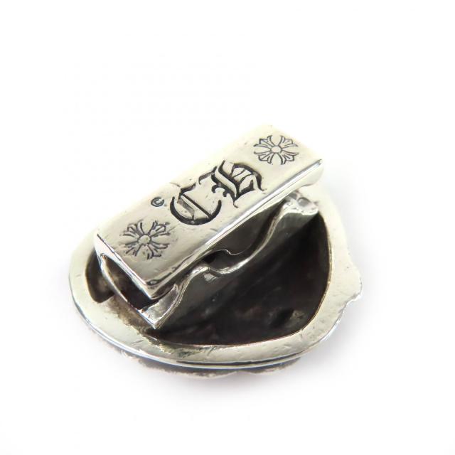 美品△CHROME HEARTS クロムハーツ HAIRBAND  ハート コンチョ ヘアゴム ヘアアクセサリー シルバー925  総重量15.0g メンズ 大人気_4