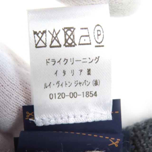 極美品△LOUIS VUITTON ルイヴィトン 2025年製 M97784 マフラー グラフィック フラワー ウール コットン フリンジ 正規品_9