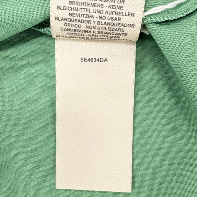 未使用品◇HERMES エルメス 25SS 5E4634DA カルトゥッシュ コットン100％ 半袖Ｔシャツ Vert Opaline (グリーン) 36 仏製 レディース_7
