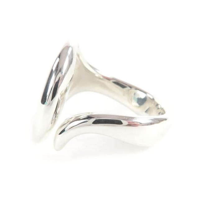 極美品★TIFFANY&Co. ティファニー ヴィンテージ エレサペレッティ セビアナ リング 925 指輪 シルバー JP11号相当 箱・袋付 重量9.28g_2