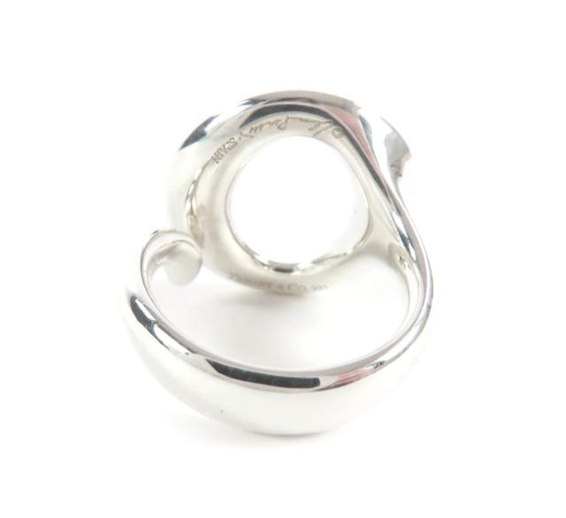 極美品★TIFFANY&Co. ティファニー ヴィンテージ エレサペレッティ セビアナ リング 925 指輪 シルバー JP11号相当 箱・袋付 重量9.28g_3