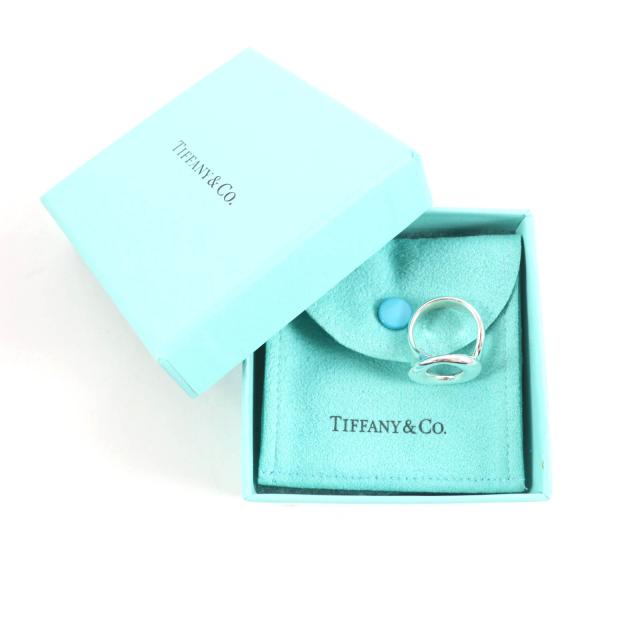 極美品★TIFFANY&Co. ティファニー ヴィンテージ エレサペレッティ セビアナ リング 925 指輪 シルバー JP11号相当 箱・袋付 重量9.28g_1
