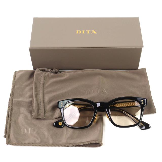 極美品△DITA ディータ DTX102 MANN マン 日本限定200本 JAPAN LIMITED サングラス ブラック ゴールド 49□22-150 デモレンズ ケース付き_1