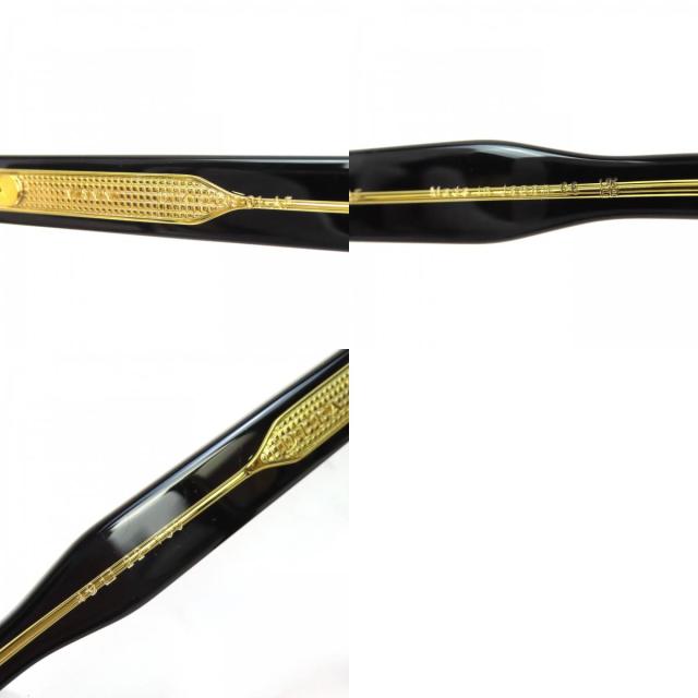 極美品△DITA ディータ DTX102 MANN マン 日本限定200本 JAPAN LIMITED サングラス ブラック ゴールド 49□22-150 デモレンズ ケース付き_9