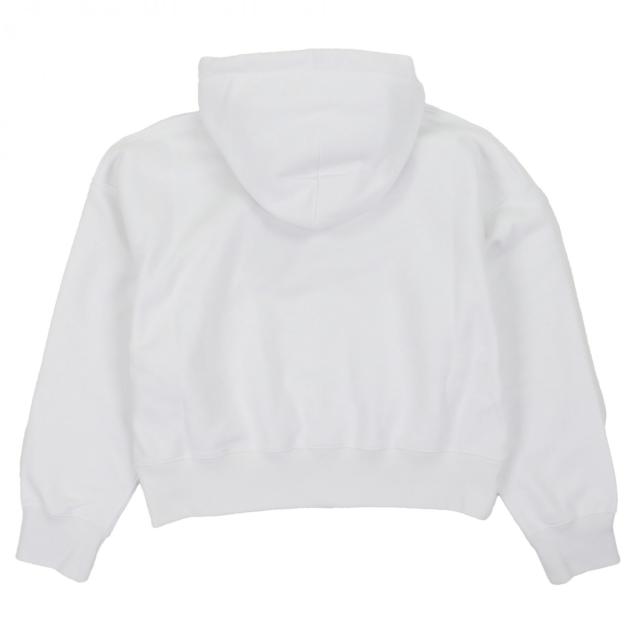 未使用品▼GUCCI グッチ 2025年製 837930 コットン100% エンボスダブルG プルオーバー パーカー ホワイト S イタリア製 正規品 メンズ_2