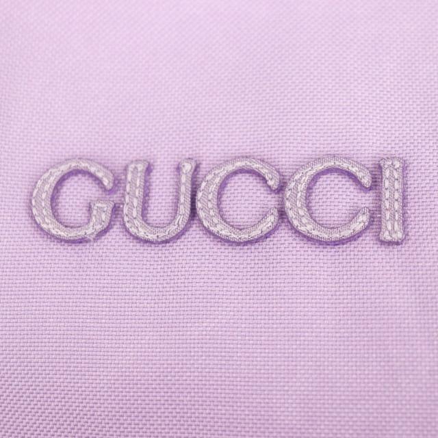 美品▼GUCCI グッチ 795697 GG柄 ロゴ刺繍 リバーシブル フーデッド 中綿入り ジップアップ ナイロンジャケット 48 ハンガー付き 正規品_6