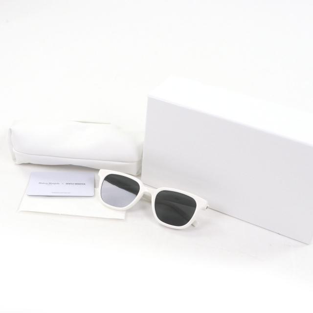 美品□MAISON MARGIELA 8 GentleMonster メゾンマルジェラ 8 ジェントルモンスター MM007 ウェリントン サングラス ホワイト 53□22-144_1