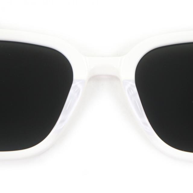 美品□MAISON MARGIELA 8 GentleMonster メゾンマルジェラ 8 ジェントルモンスター MM007 ウェリントン サングラス ホワイト 53□22-144_6