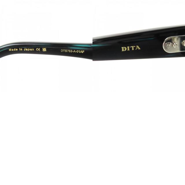 未使用品△DITA ディータ DTS753 PRIDM サングラス クリアターコイズ (マーブル) シルバー 57□16-137 デモレンズ 日本製_9