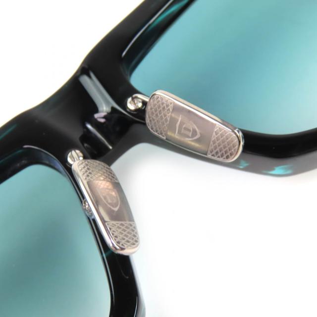 未使用品△DITA ディータ DTS753 PRIDM サングラス クリアターコイズ (マーブル) シルバー 57□16-137 デモレンズ 日本製_5