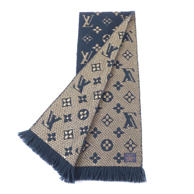 極美品 【エシャルプ・ロゴマニア シャインM70815】 極美品☆LOUIS VUITTON ルイヴィトン M70815 エシャルプロゴマニア