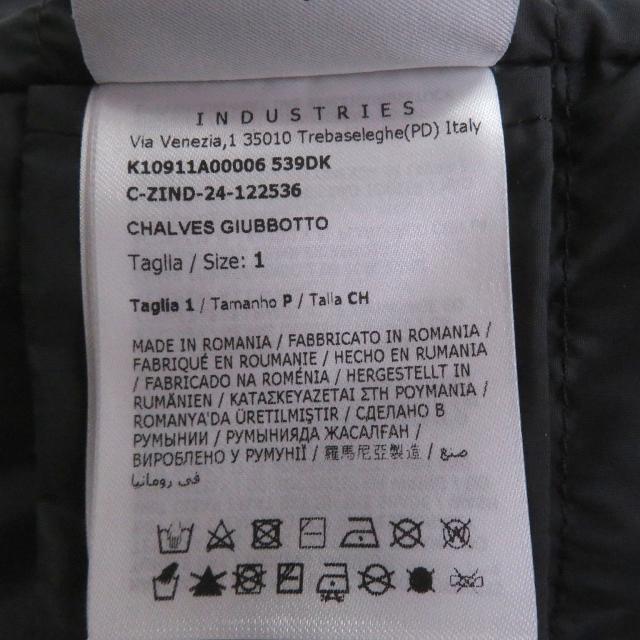 美品□MONCLER モンクレール 2024年製 CHALVES GIUBBOTTO ロゴワッペン フーデッド ライト ダウンジャケット ブラック 1 正規品 メンズ_8