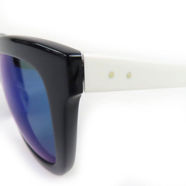 美品△THOM BROWNE トムブラウン TB-501-E-T-NVY-WHT-54-AF サングラス アイウェア ネイビー ホワイト 54□21-148 日本製 メンズ_6