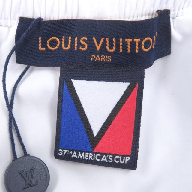 未使用品□LOUIS VUITTON ルイヴィトン 24AW 37th americas cup ガストンV ショートスイムパンツ マルチカラー M イタリア製 正規品_5