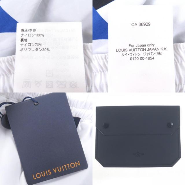 未使用品□LOUIS VUITTON ルイヴィトン 24AW 37th americas cup ガストンV ショートスイムパンツ マルチカラー M イタリア製 正規品_9
