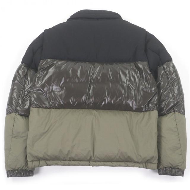 未使用品□MONCLER モンクレール 2021年製 AVEILLAN GIUBBOTTO 2WAY ダウンベスト ダウンジャケット カーキ ブラック 3 正規品 メンズ_4