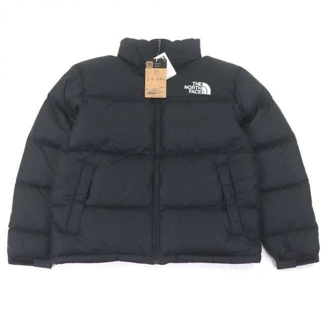 未使用品□THE NORTH FACE ザ・ノースフェイス ND92555 Nuptse Jacket ヌプシ フード入り ダウンジャケット ブラック L 正規品 メンズ