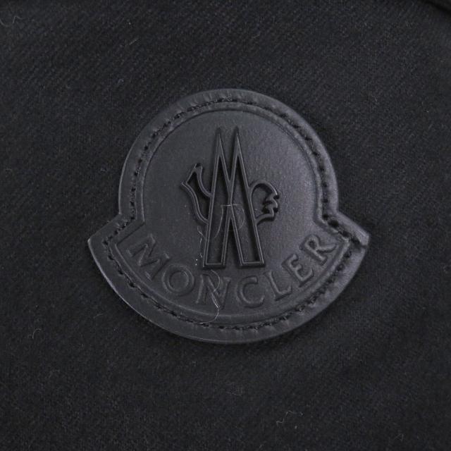 極美品□MONCLER モンクレール 24AW BARBUSTEL GIUBBOTTO レザーロゴ