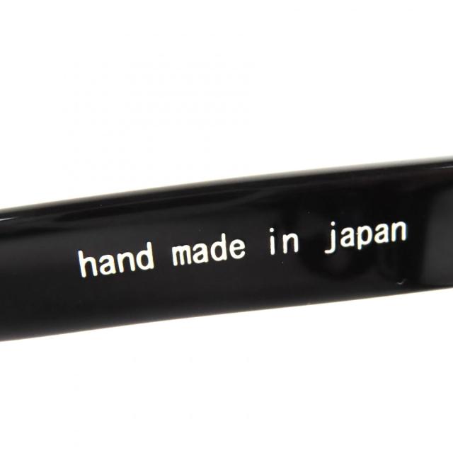 美品△EFFECTOR エフェクター MARS マーズ スクエア メガネ 眼鏡 アイウェア 黒縁 ブラック シルバー 度入り 日本製 メンズ オススメ◎