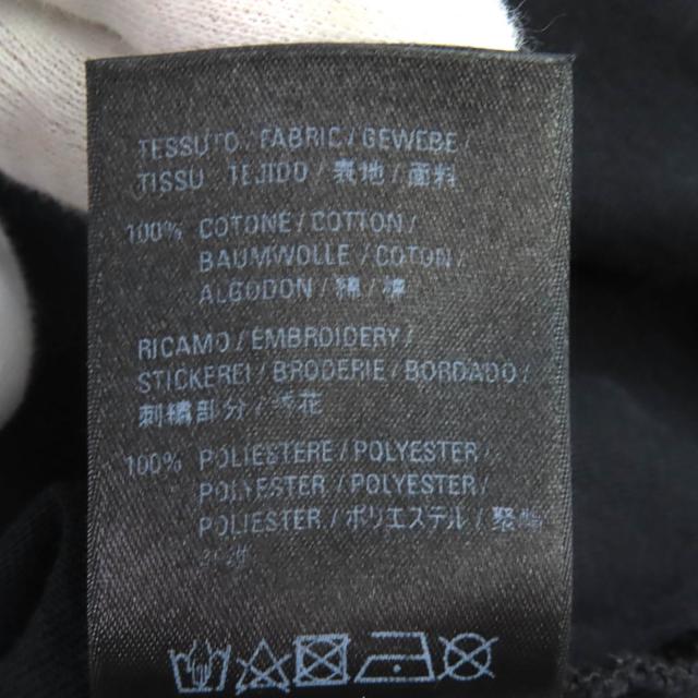 美品△BALENCIAGA バレンシアガ 21SS 670943 コットン100％ ラムシュタイン 世界400着限定 ヴィンテージ加工 半袖Ｔシャツ 黒 XXS 正規品_9