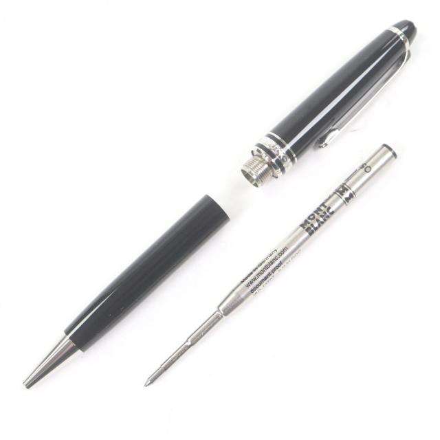 未使用品□MONTBLANC モンブラン マイスターシュテュック クラシック プラチナライン ボールペン ブラック ドイツ製 メンズ 筆記確認済み_2