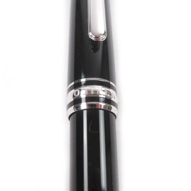 未使用品□MONTBLANC モンブラン マイスターシュテュック クラシック プラチナライン ボールペン ブラック ドイツ製 メンズ 筆記確認済み_5