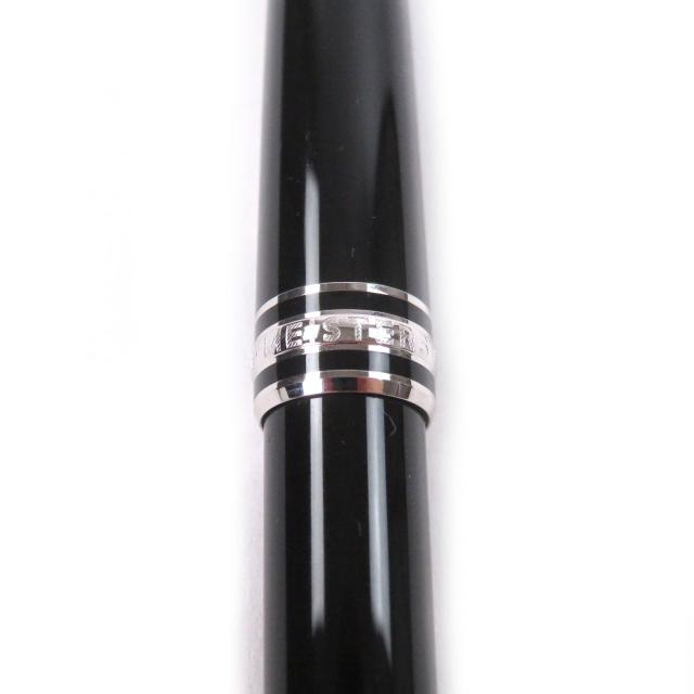 未使用品□MONTBLANC モンブラン マイスターシュテュック クラシック プラチナライン ボールペン ブラック ドイツ製 メンズ 筆記確認済み_6