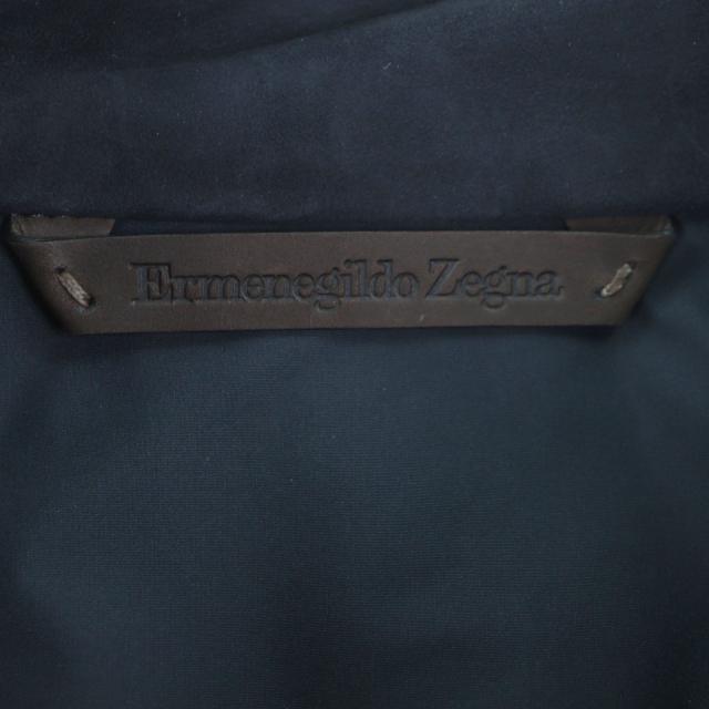 極美品▽Ermenegildo Zegna エルメネジルドゼニア 羊革 ラムレザー 