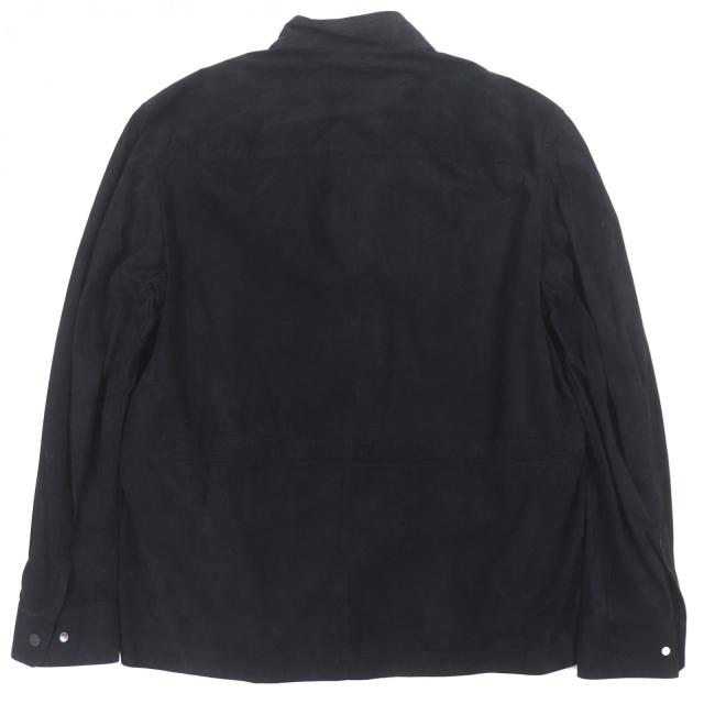 極美品▽Ermenegildo Zegna エルメネジルドゼニア 羊革 ラムレザー 