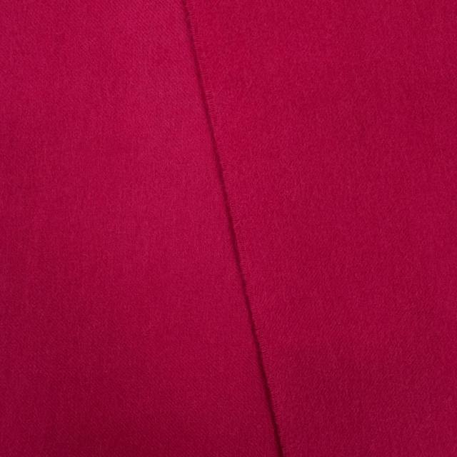 未使用品◇HERMES エルメス カシミヤ100％ ロゴ刺繍 フリンジ付き マフラー ストール レッド 箱付き 英国製 レディース_3