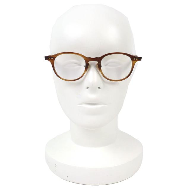 極美品△DITA ディータ DTX148 ASH(＋) ボストン メガネ 眼鏡 アイウェア ブラウンデミ アンティークゴールド 47□21-148