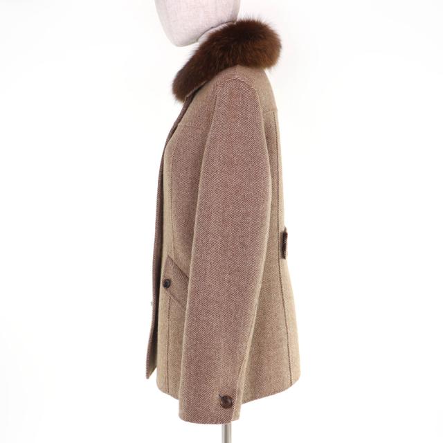 極美品☆BURBERRY LONDON バーバリーロンドン ウール カシミヤ
