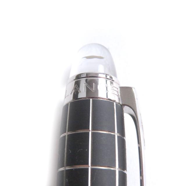 極美品□MONTBLANC モンブラン スターウォーカー ペン先14K Mニブ メタルラバー ウィンドウペン 万年筆 ブラック シルバー ドイツ製_7