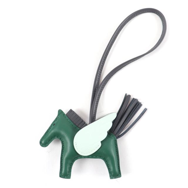 未使用品☆HERMES エルメス ロデオチャーム ペガサスPM ヴォースイフト ヴェールモワイヤン/アルドワーズ/ヴェールペパーミント W刻印