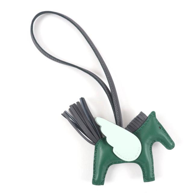 未使用品☆HERMES エルメス ロデオチャーム ペガサスPM ヴォースイフト ヴェールモワイヤン/アルドワーズ/ヴェールペパーミント W刻印_2