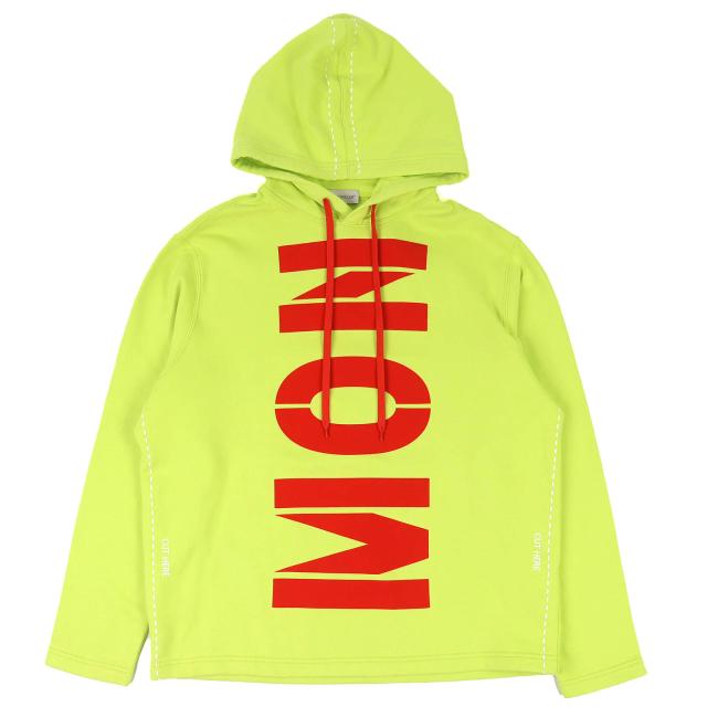極美品△MONCLER GENIUS 5 モンクレール ジーニアス 5 2021年 Craig Green Hoodie コットン100% ロゴ 長袖 スウェット パーカー M 正規品