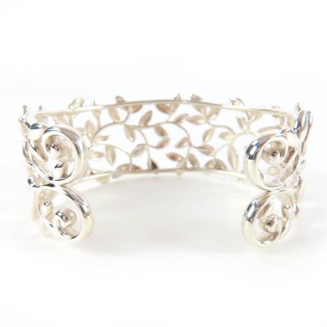 極美品☆TIFFANY&amp;Co. ティファニー パロマ・ピカソ オリーブ リーフ カフ AG925 現行品 バングル シルバー 重量31.7g 定価189200円_2