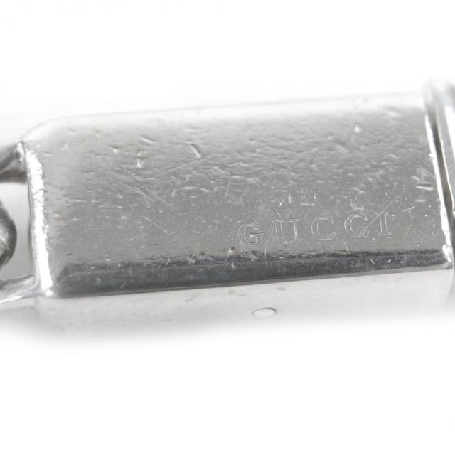 良品□GUCCI グッチ ヴィンテージ SV925 喜平 チェーン ブレスレット アクセサリー シルバー 17 イタリア製 重量38.1g レディース メンズ_2