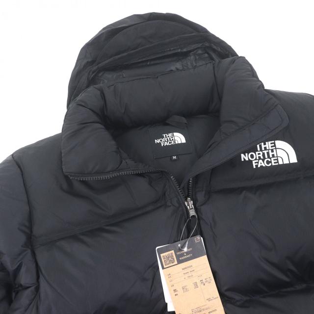 未使用品□THE NORTH FACE ザ・ノースフェイス ND92555 Nuptse Jacket ヌプシ フード入り ダウンジャケット ブラック M 正規品 メンズ_1