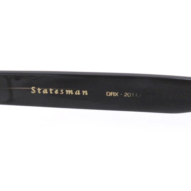 良品□DITA ディータ DRX-2011J-55 STATESMAN サーモントブロー メガネ 眼鏡 アイウェア ブラック ゴールド 55□18-145 度入り 日本製