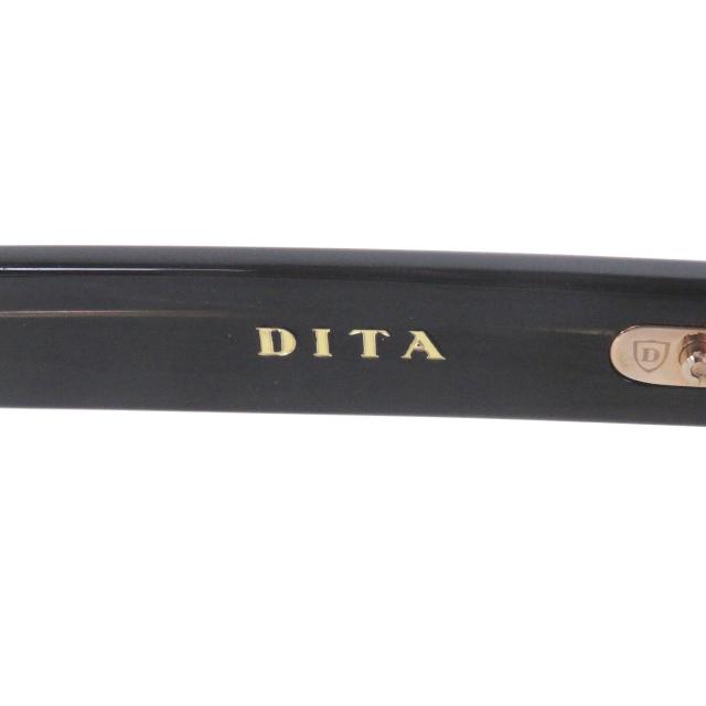 良品□DITA ディータ DRX-2011J-55 STATESMAN サーモントブロー メガネ 眼鏡 アイウェア ブラック ゴールド 55□18-145 度入り 日本製