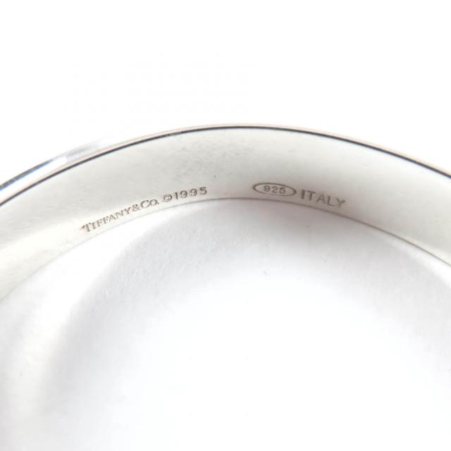 極美品★TIFFANY&amp;Co. ティファニー 925 アトラス オープン バングル ブレスレット シルバー イタリア製 重量22.2g レディース_4